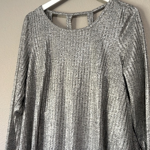 NWT Torrid Silver Shimmer Dress - Picture 3 of 11